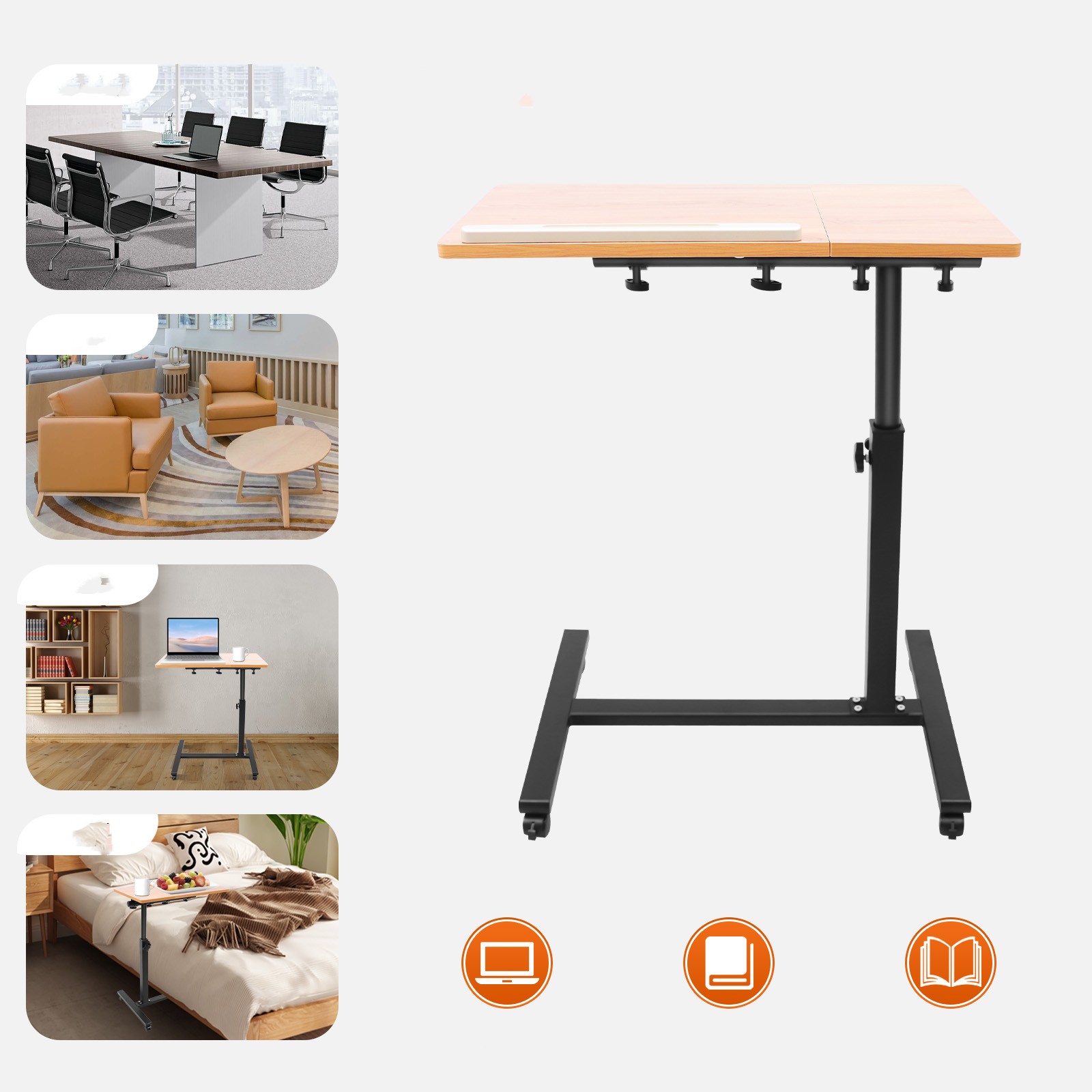 Desk Setup Laptop - Mesa para laptop móvel ajustável 360