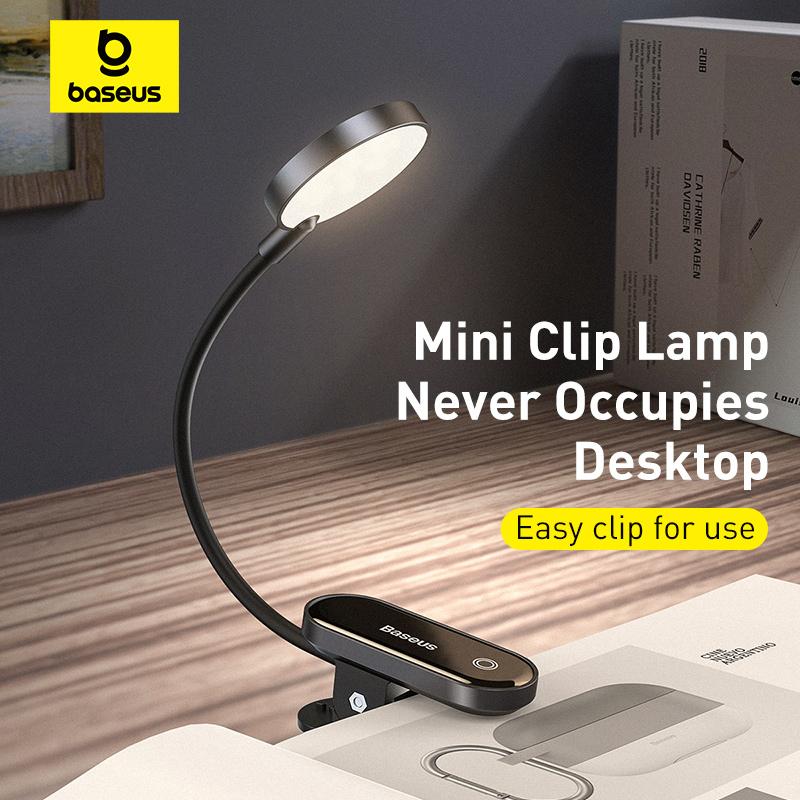Desk Setup Laptop - Baseus lâmpada de mesa portátil led