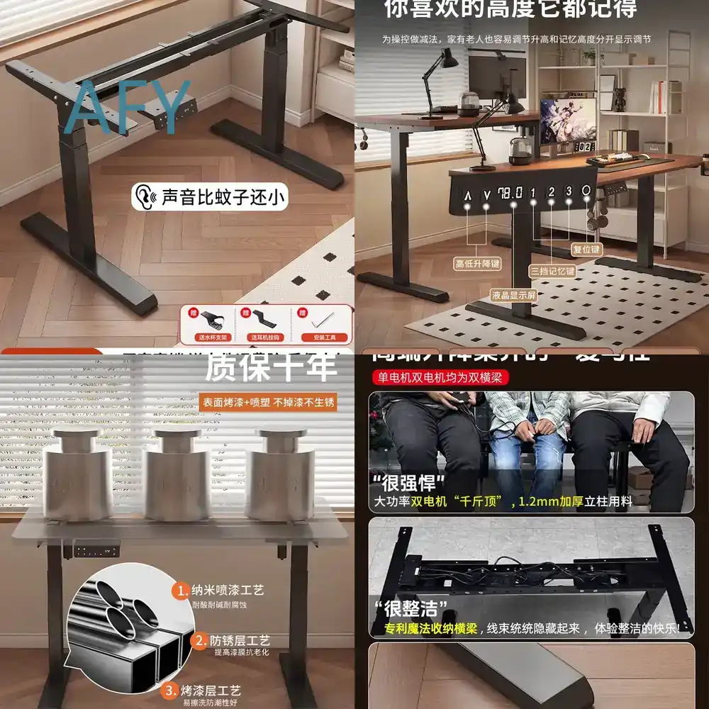 Desk Setup Height - Suporte para Pernas de Mesa Elevatória