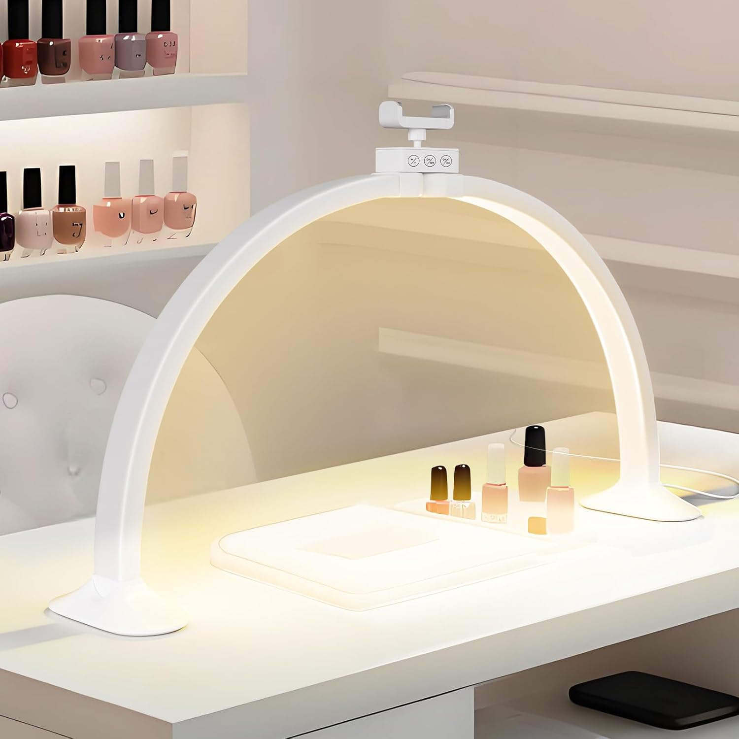 Desk Setup Light - Meia lua luz em forma de
