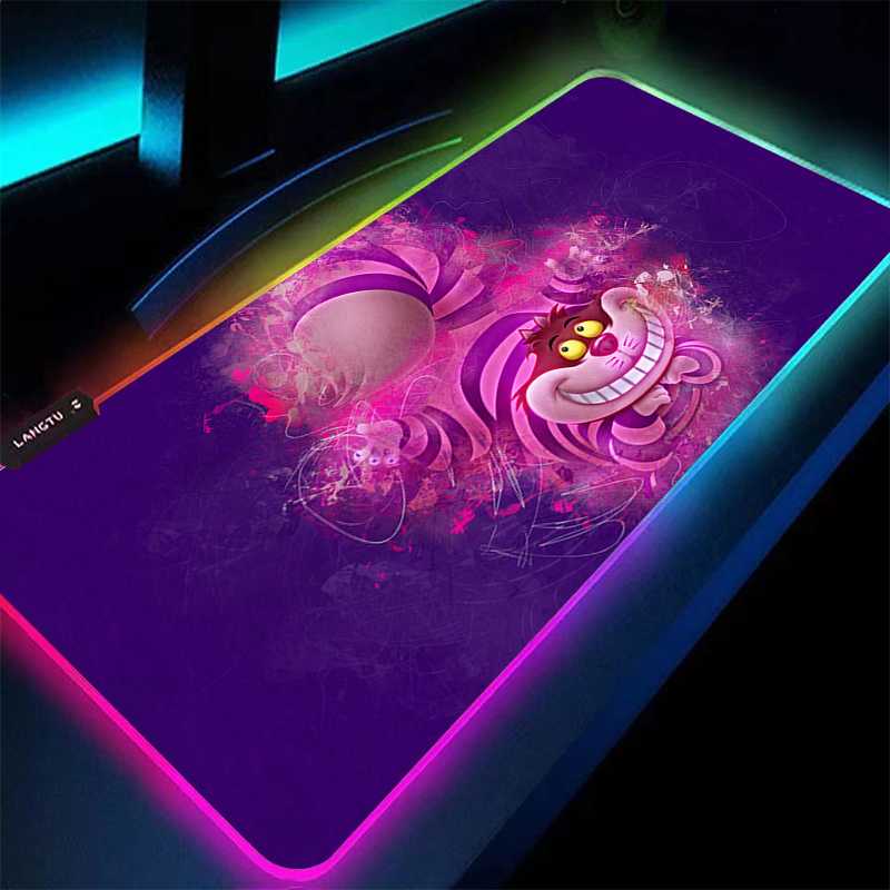 Desk Setup Laptop - Grande mouse pad rgb a-aletas no