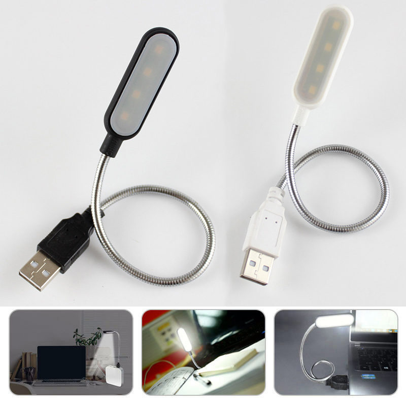 Mini 4 led livro lâmpada portá - Desk Setup Laptop avaliação e preço