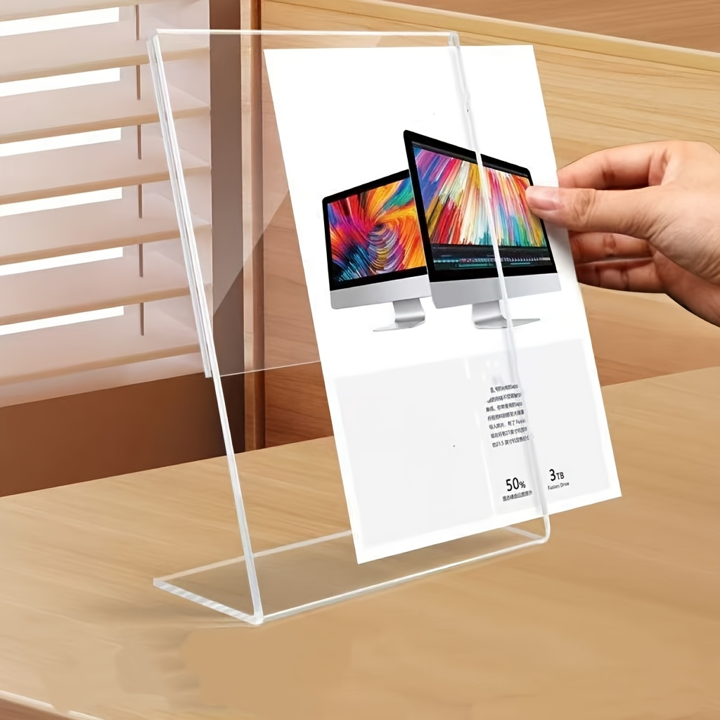 Suporte de Menu Transparente d - Desk Setup Poster avaliação e preço