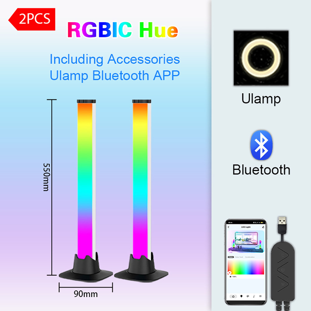Barra de luzes LED RGB com con - Desk Setup Tablet avaliação e preço