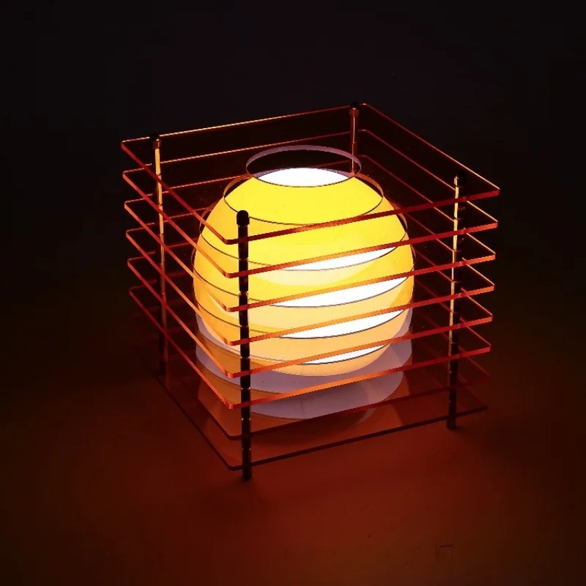Diy acrílico mil camadas lâmpa - Desk Setup Light avaliação e preço