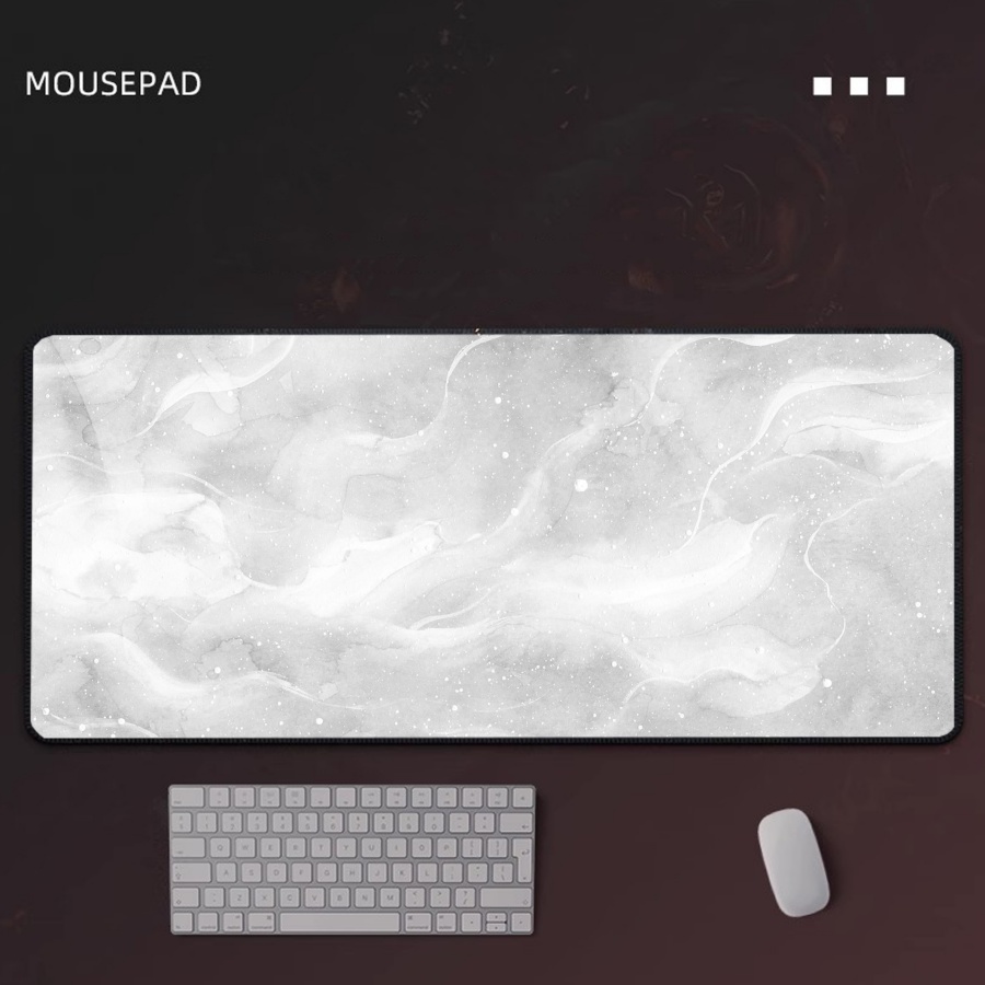 Mousepad para jogos, mármore c - Desk Setup Grey avaliação e preço