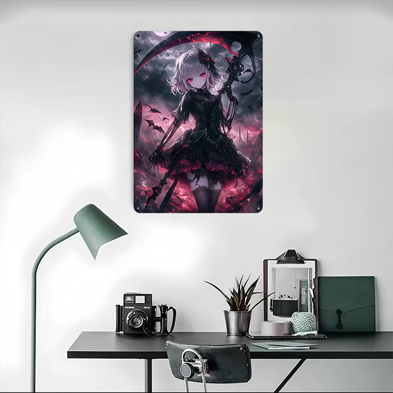 Pôster de Menina Demoníaca Cei - Desk Setup Art avaliação e preço