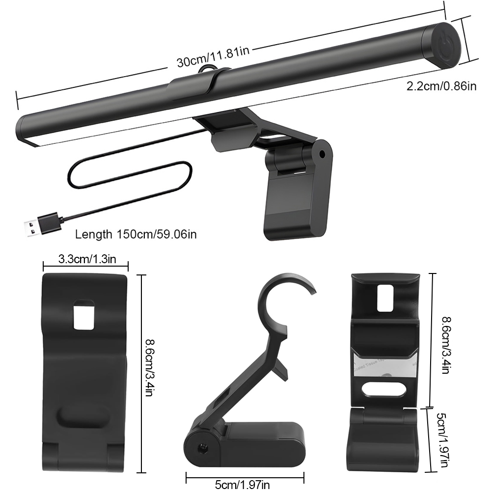 Barra de luz suspensa para mon - Desk Setup Light avaliação e preço