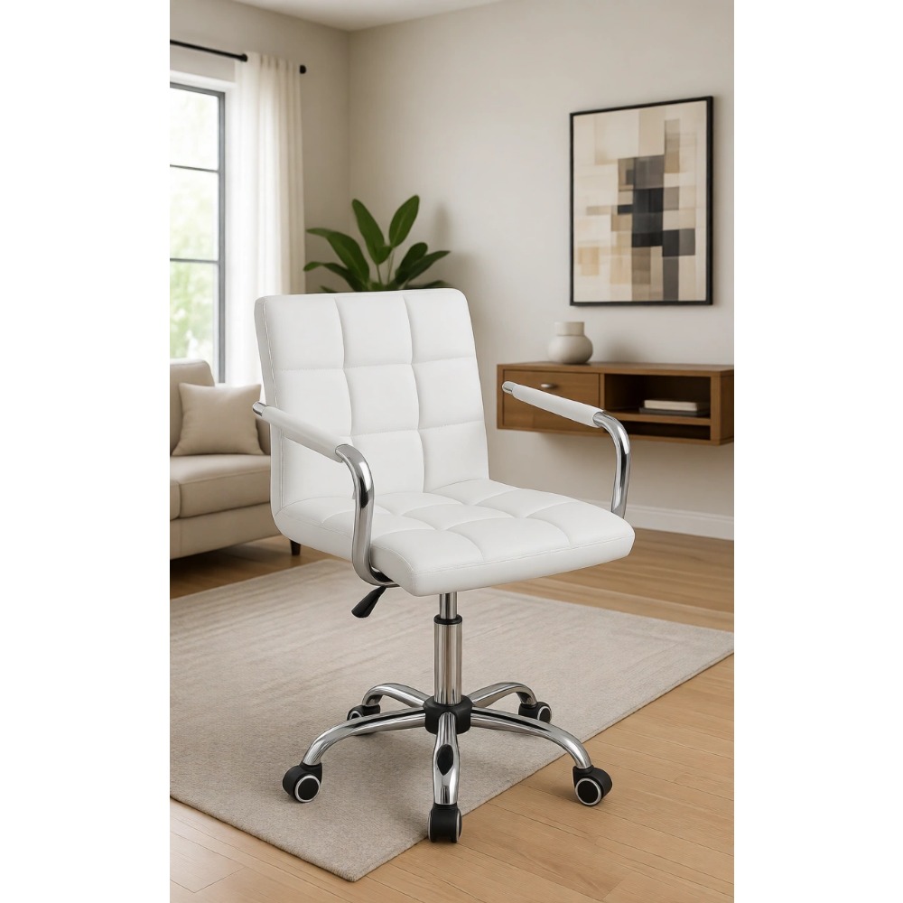 Cadeira de Maquiagem - Couro P - Desk Setup Height avaliação e preço