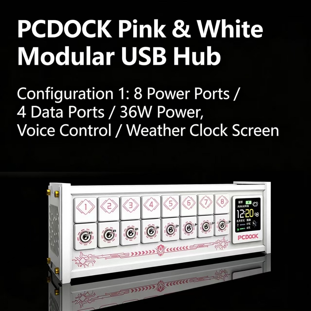 Bloco de Energia USB PCDOCK co - Desk Setup Laptop avaliação e preço