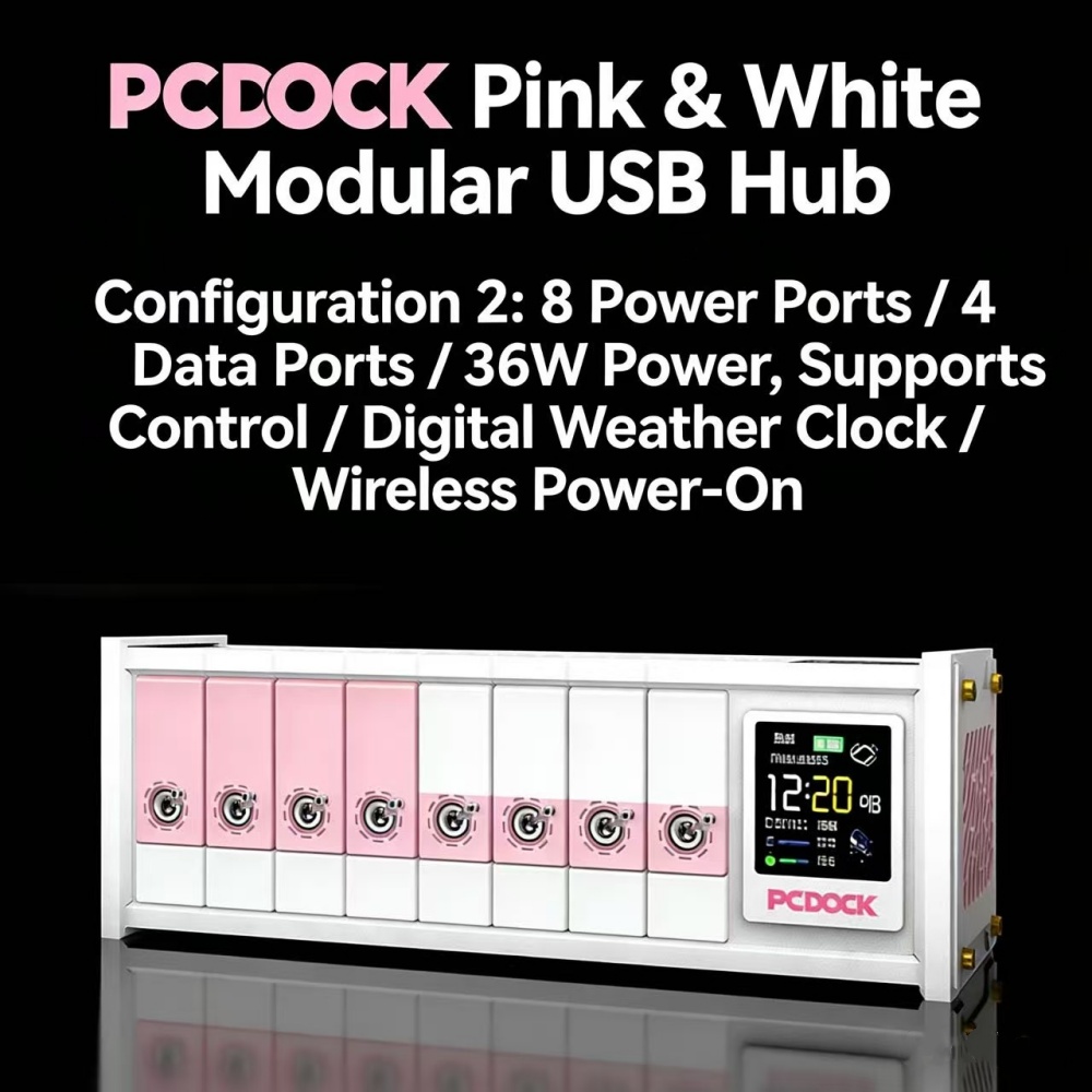 Bloco de Energia USB PCDOCK co - Desk Setup Laptop avaliação e preço