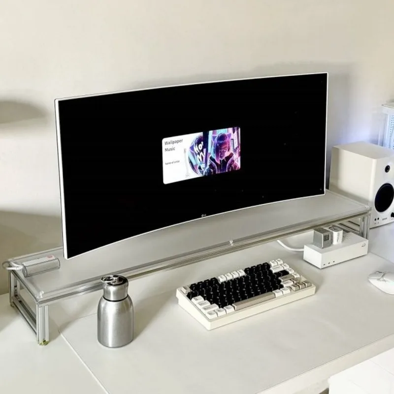 Suporte de monitor de alumínio - Desk Setup Height avaliação e preço