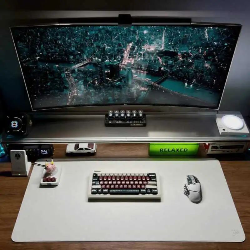 Suporte de monitor de alumínio - Desk Setup Height avaliação e preço