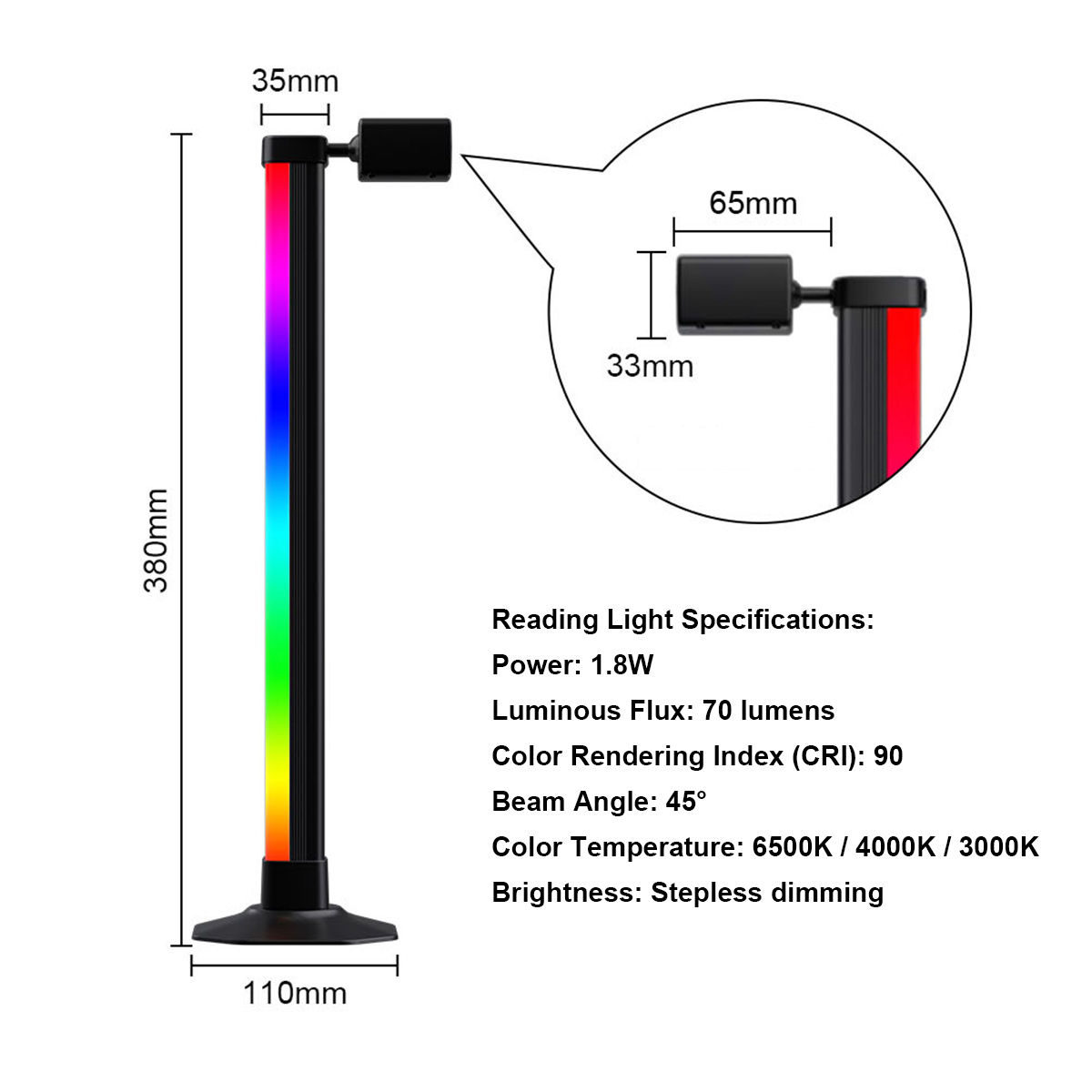 Barra de Luz Inteligente LED R - Desk Setup Art avaliação e preço