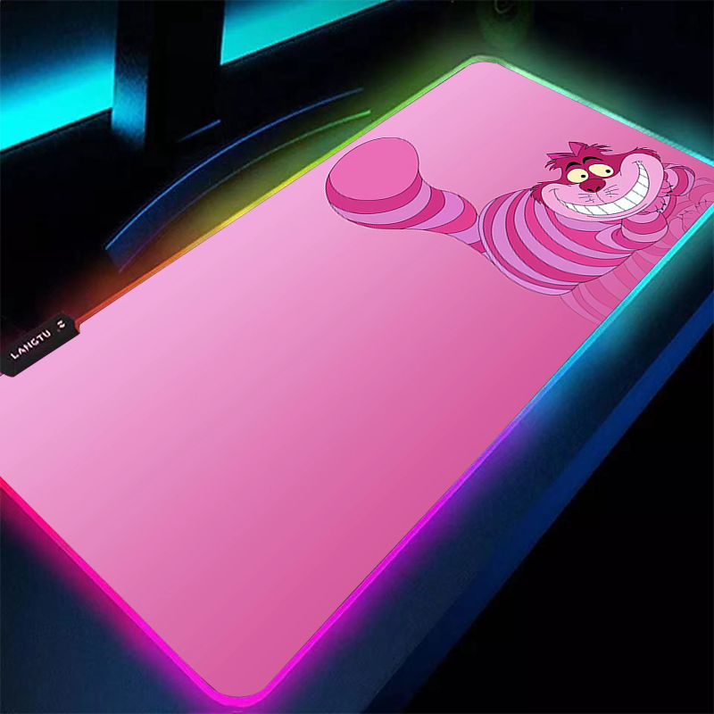 Grande mouse pad rgb a-aletas  - Desk Setup Laptop avaliação e preço