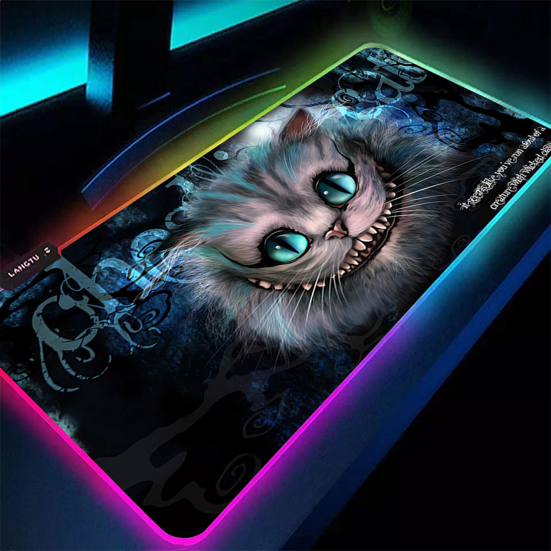 Grande mouse pad rgb a-aletas  - Desk Setup Laptop avaliação e preço
